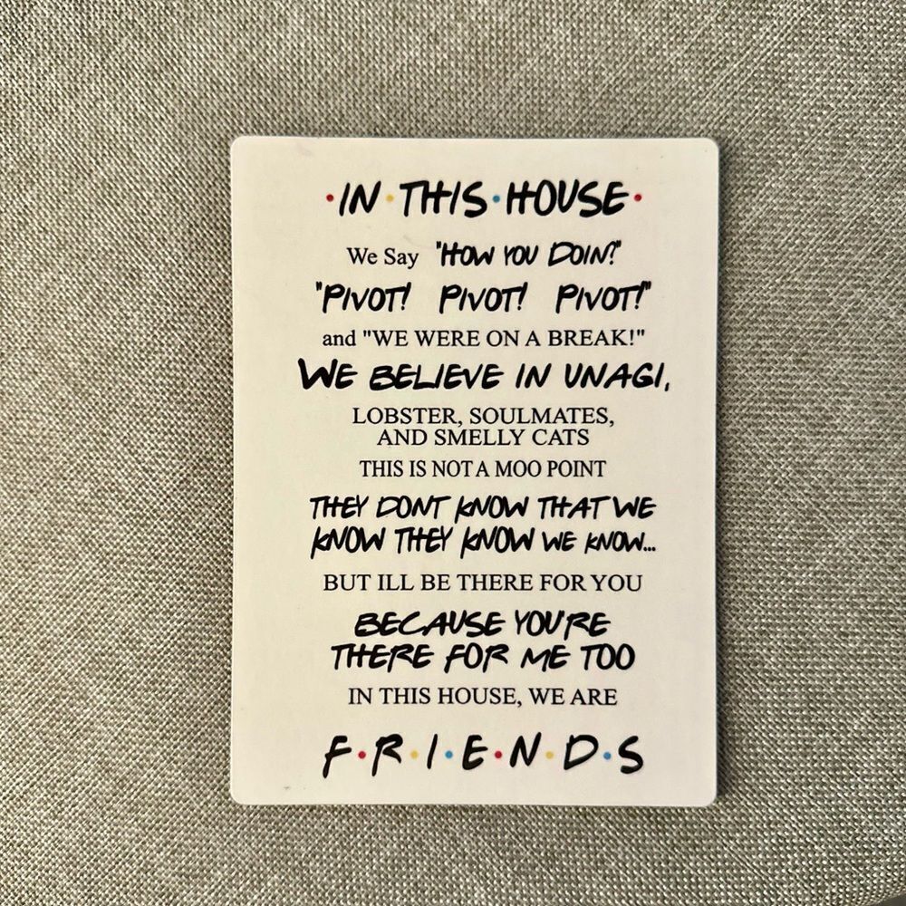 F.R.I.E.N.D.S. TV Show Friends Magnet